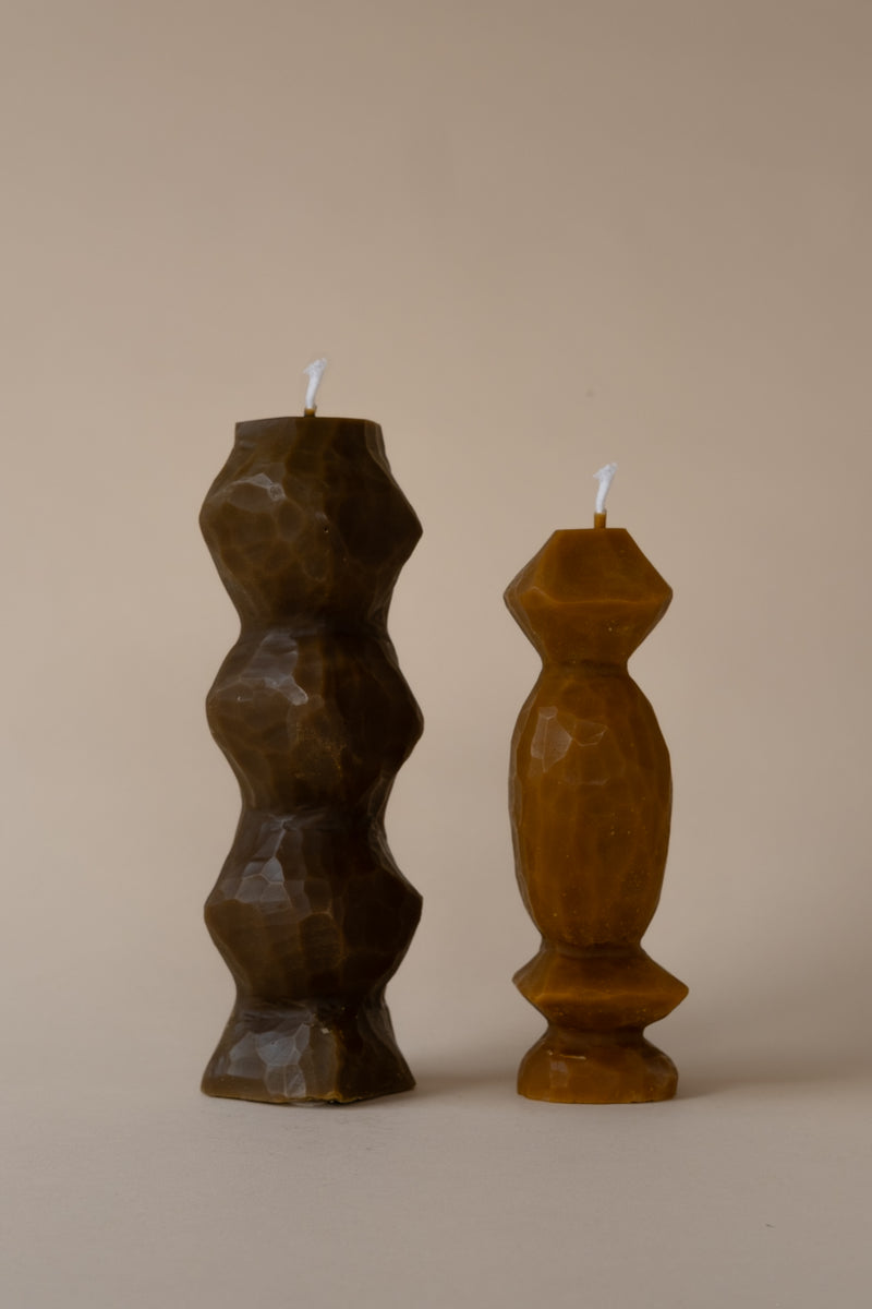 Totem candles - Toast / Beeswax