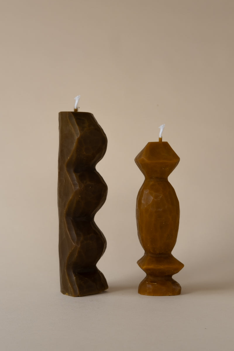 Totem candles - Toast / Beeswax