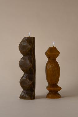 Totem candles - Toast / Beeswax