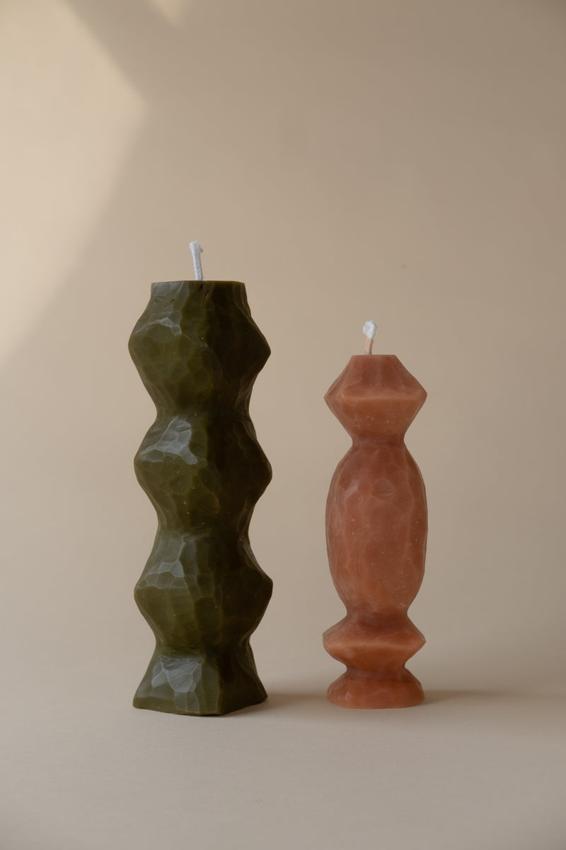 Totem candles - Foret / Rose